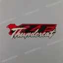 Side cowling decal, left side