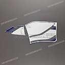 Set grafiche carena inferiore YZF R1 Deltabox II, lato sinistro