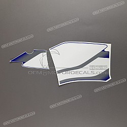 Side cowling decals set, left side