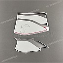 Grafica carena inferiore YAMAHA EXUP, lato destro