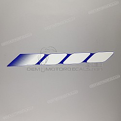 Belly pan decal, left side