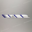Autocollant carénage inférieur YAMAHA, côté droit