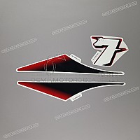 YAMAHA Zijpaneel stickers, set 4YV-F8390-R0-00