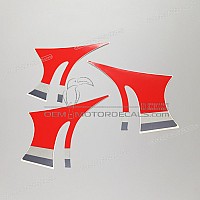 YAMAHA Bovenkuip stickers, set 51J-28301-19-00