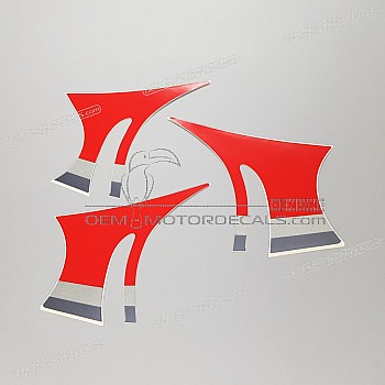 Front cowling decals, set