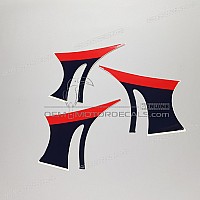 YAMAHA Bovenkuip stickers, set 51J-28301-39-00