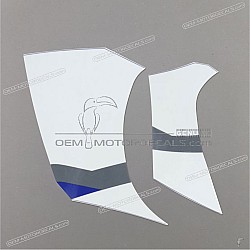 Side cowling decals set, left side