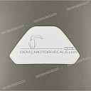 Front cowling decal