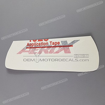 Front cowling decal