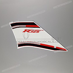 Side cowling decal, left side