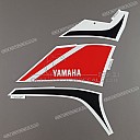 YZF-R125 adesivo carenatura laterale, lato destro