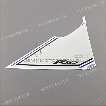 Front cowling decal, left side