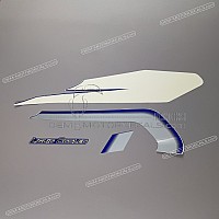 YAMAHA Pegatinas colin, juego, lado izquierdo 5DU-F173G-30-00
