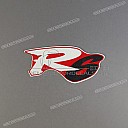 Front upper cowling R6 emblem
