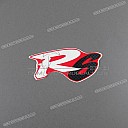 Emblema R6 cupolino superiore, lato sinistro