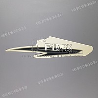 YAMAHA Kontpaneel sticker, rechterkant 5HE-F832B-10-00