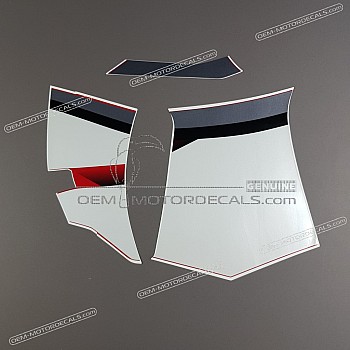 Side cowling decals set, left side