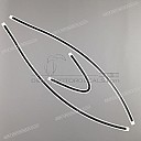 Rear fender, decals set