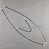 YAMAHA Rear fender, decals set 5KS-2165A-00-00