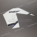 YZF sticker linker zijkuip