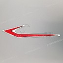 Aufkleber Heckverkleidung links