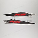 Heckverkleidung R6 Dekor, links