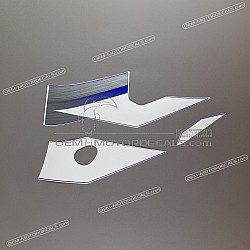 Side cowling decals set, right side