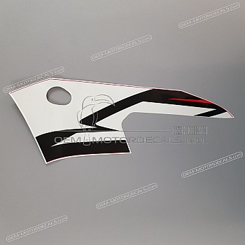 Side cowling decal, left side