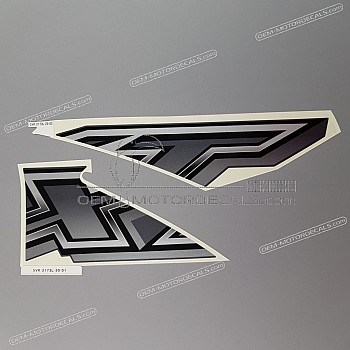 Side cowling decals set, left side