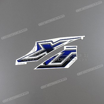 Side cowling decals set, right side