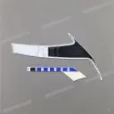 Pegatina para toma de aire XT660R, lado izquierdo