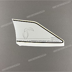 Naklejka na przednią owiewkę (czasza), prawa strona