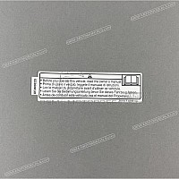 YAMAHA Etichetta di avvertenza 5WW-F1568-00-00