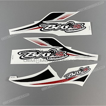 Duo seat kapje stickers, set