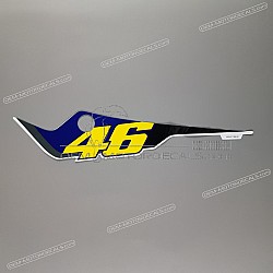 Autocollant carénage arrière queue, côté gauche