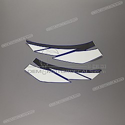 Zijpaneel stickers, set