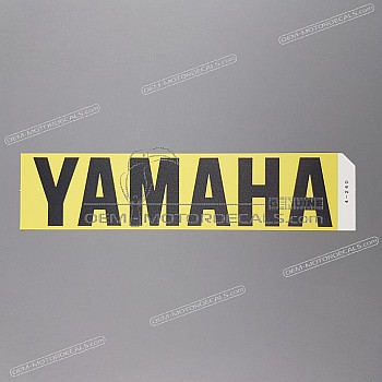 Belly pan decal