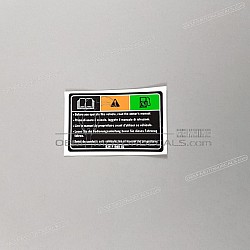 Etykieta ostrzegawcza