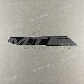 Side cowling decal, right side