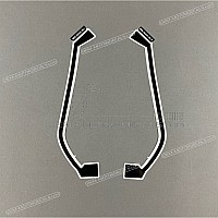 YAMAHA Pegatinas para carenado frontal, juego BEB-2834X-00-00