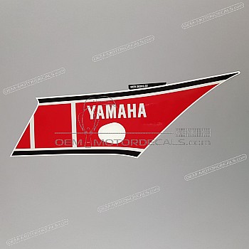 Side cowling decal, right side