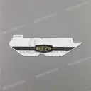 Frame cowling decal, left side