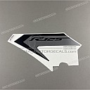 Side cowling decal, left side