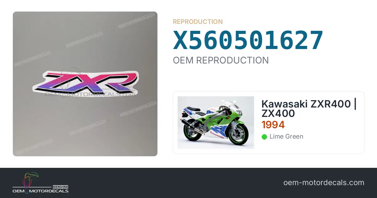 REPRODUCTION Tank decal - X560501627 56050-1627