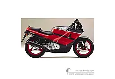 Autocollants pour Honda CBR600F HURRICANE 1989 - Noir • Honda Autocollants OEM