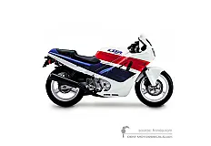 Autocollants pour Honda CBR600F HURRICANE 1990 - Blanc • Honda Autocollants OEM