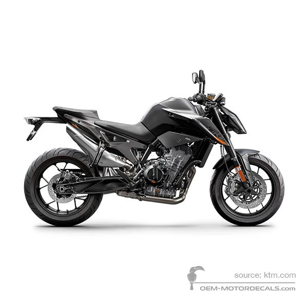 Aufkleber für KTM 890 DUKE 2021 - Schwarz • KTM OEM-Aufkleber