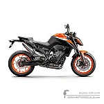 KTM 890 DUKE 2021 - Pomarańczowy