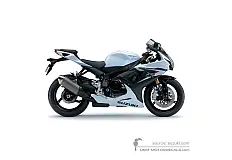 Decals for Suzuki GSXR750 2014 - White • Suzuki OEM Decals