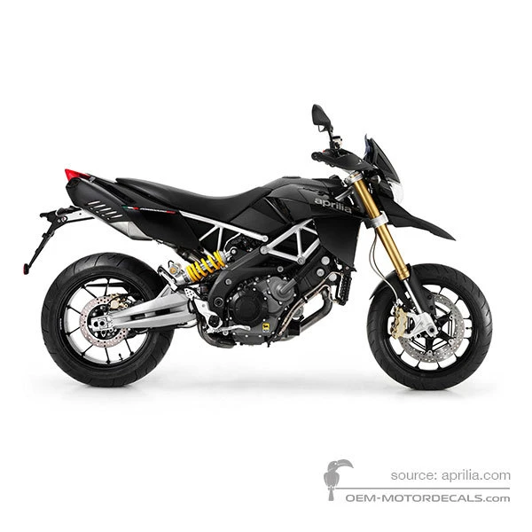 Adesivi per Aprilia DORSODURO 1200 2010 - Nero • Aprilia Adesivi OEM